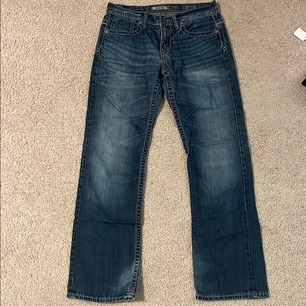 BKE Blue Straight Jeans Classic Style